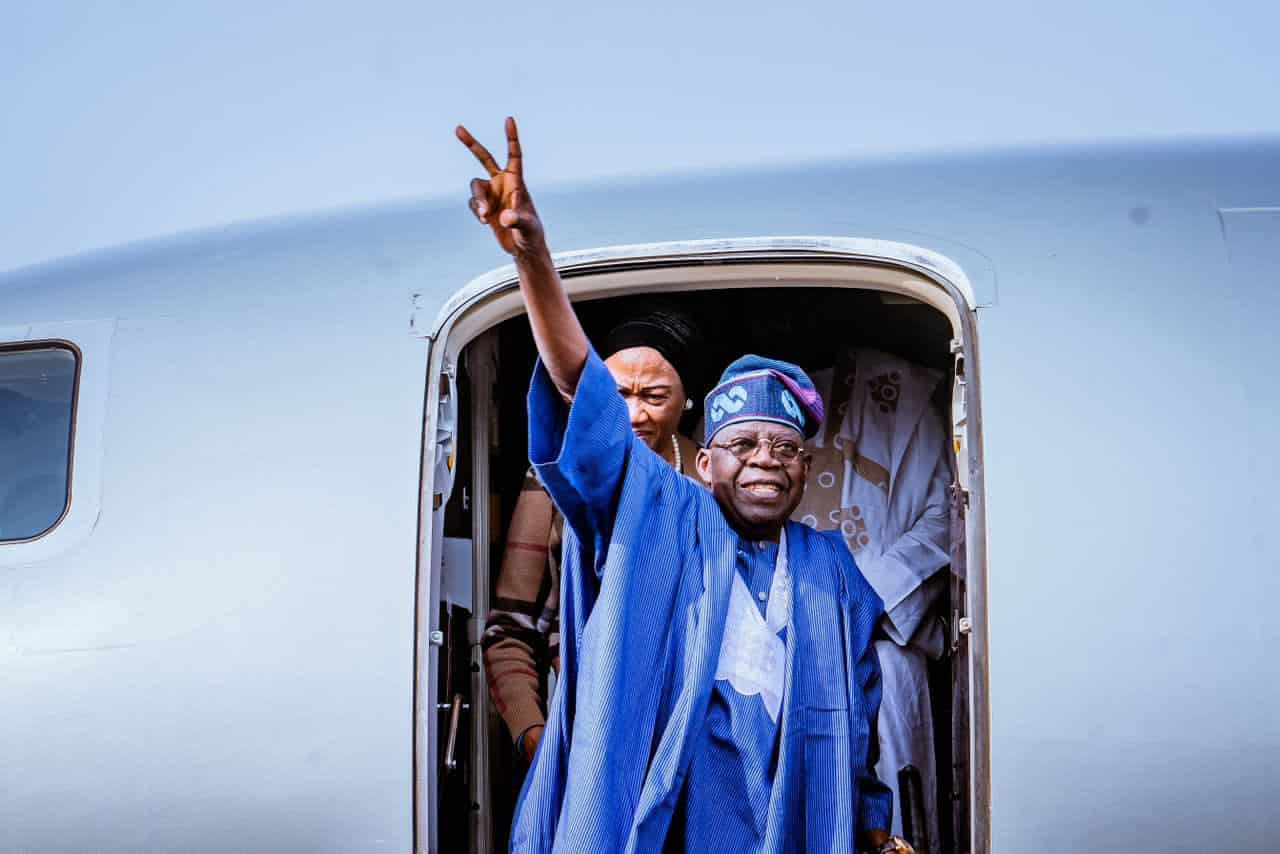 Tinubu Ya Dawo Najeriya Bayan Shafe Makonni Biyu A Ziyarar Aiki